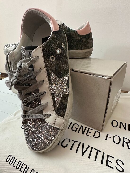 Golden Goose Shoes - Golden Goose Super-Star Classic Sneakers | EU 36 (US 6) | Glitter Toe